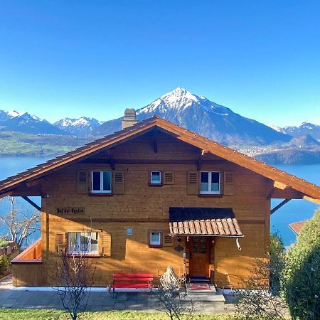 זיגריזוויל Chalet Egglen "Typical Swiss House, Best Views, Private Jacuzzi" מראה חיצוני תמונה