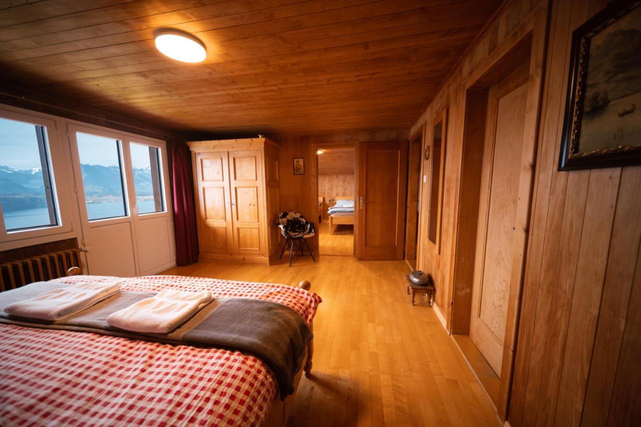 זיגריזוויל Chalet Egglen "Typical Swiss House, Best Views, Private Jacuzzi" מראה חיצוני תמונה