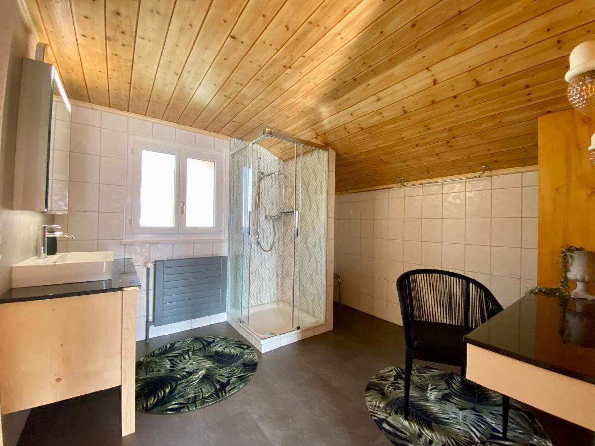זיגריזוויל Chalet Egglen "Typical Swiss House, Best Views, Private Jacuzzi" מראה חיצוני תמונה
