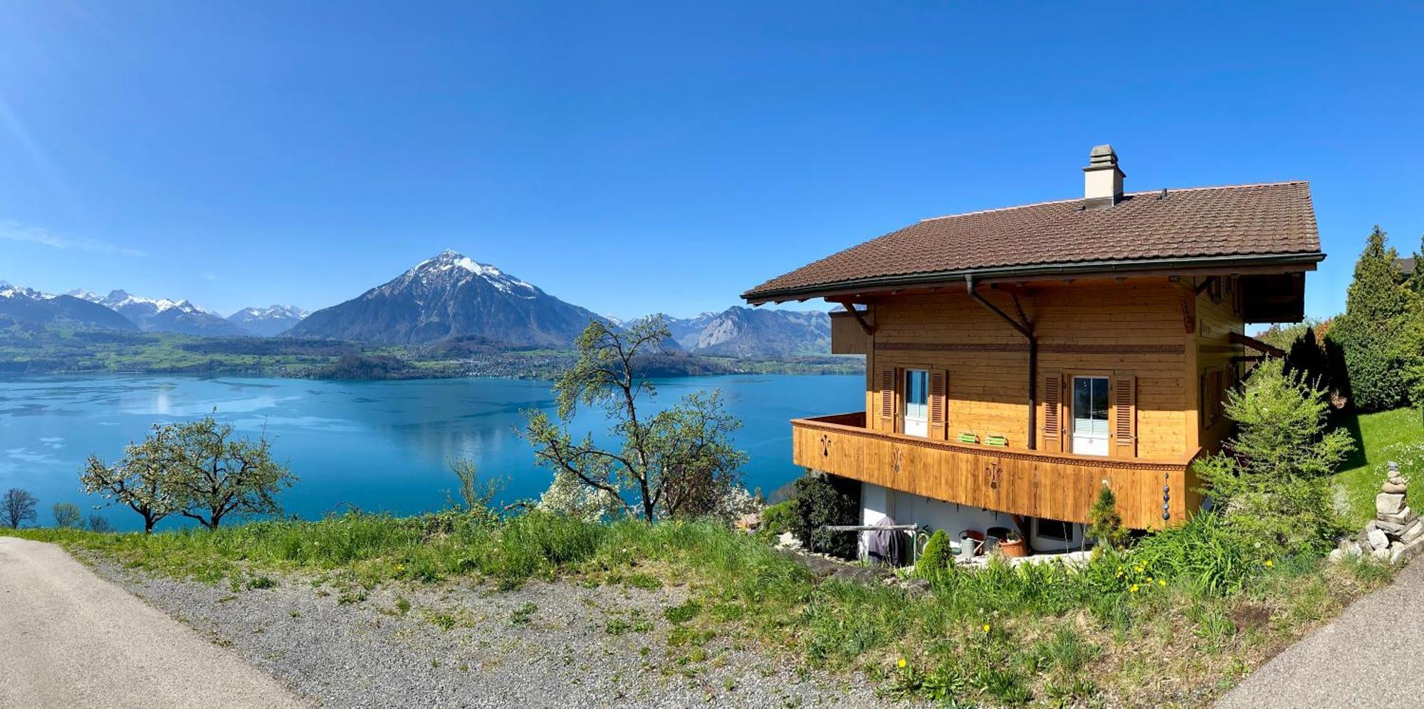 זיגריזוויל Chalet Egglen "Typical Swiss House, Best Views, Private Jacuzzi" מראה חיצוני תמונה