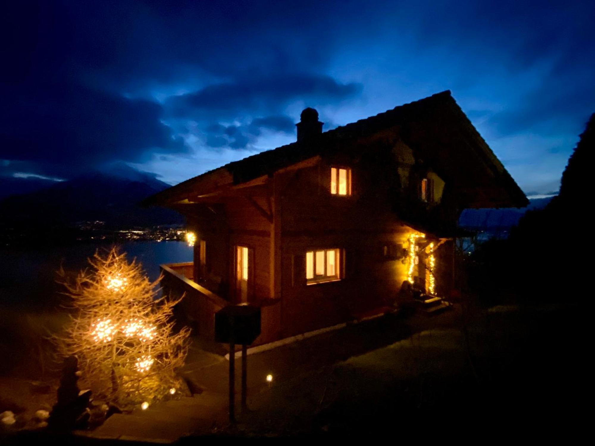 זיגריזוויל Chalet Egglen "Typical Swiss House, Best Views, Private Jacuzzi" מראה חיצוני תמונה