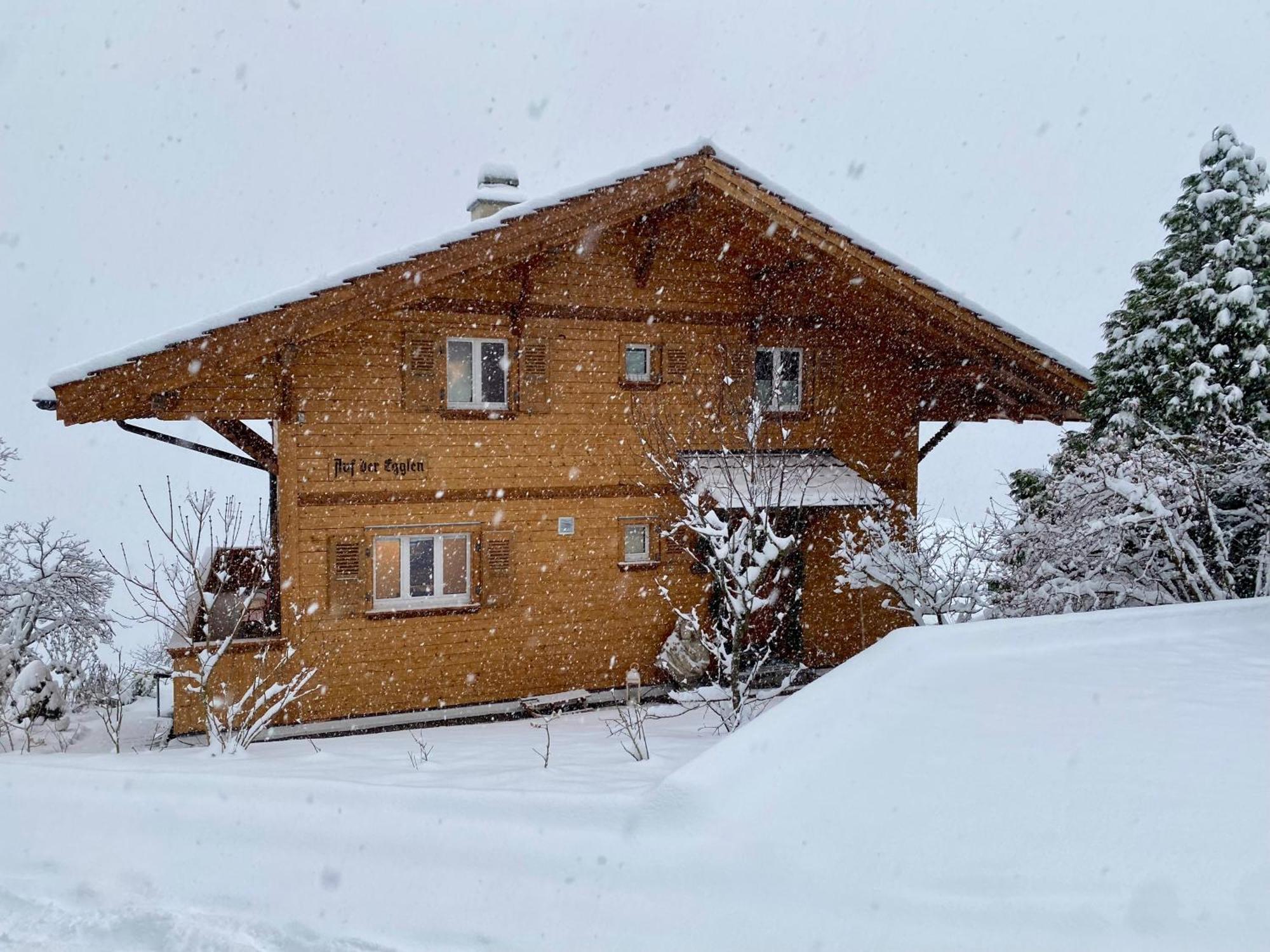 זיגריזוויל Chalet Egglen "Typical Swiss House, Best Views, Private Jacuzzi" מראה חיצוני תמונה